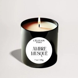 Scented Candle Amber Musk Céliyan Paris