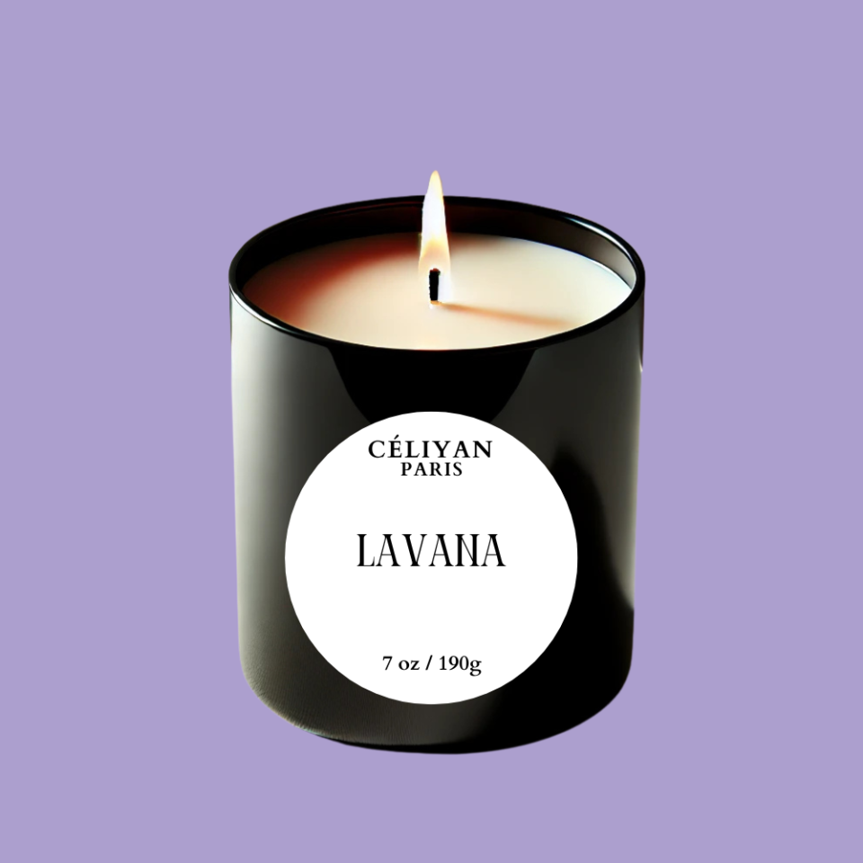 Bougie Lavande & Patchouli Lavana Célyan Paris Parfum Naturel