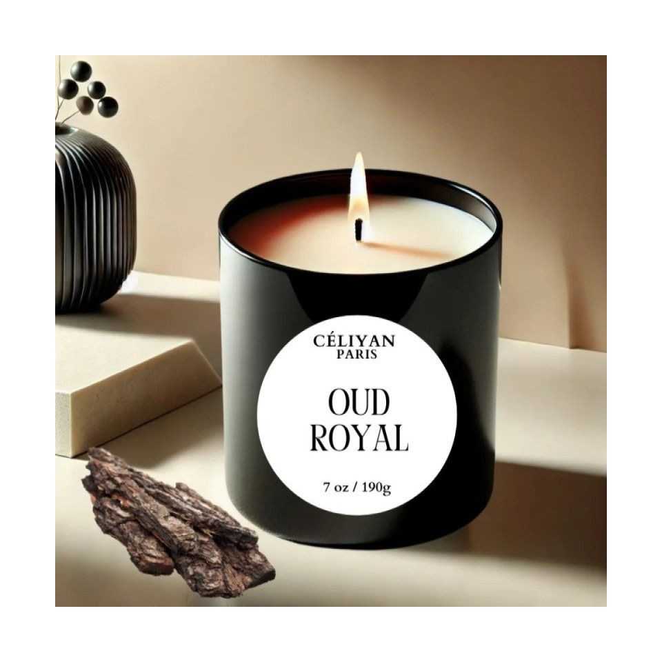 Bougie Parfumée Oud Royal intense Céliyan Paris